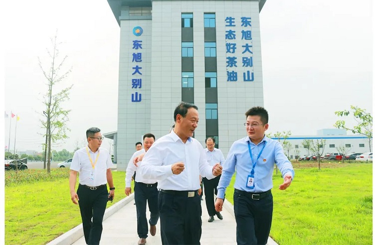 簡訊 | 六安市委書記葉露中調(diào)研視察東旭大別山油茶產(chǎn)業(yè)園